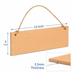 wooden hanging board for craft projects