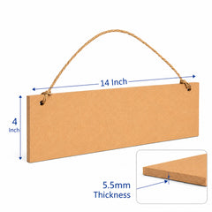 rectangular mdf cutout for customization