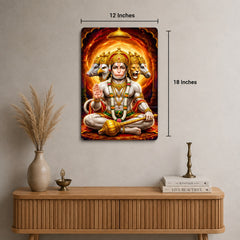 panchmukhi hanuman religious wall decoration