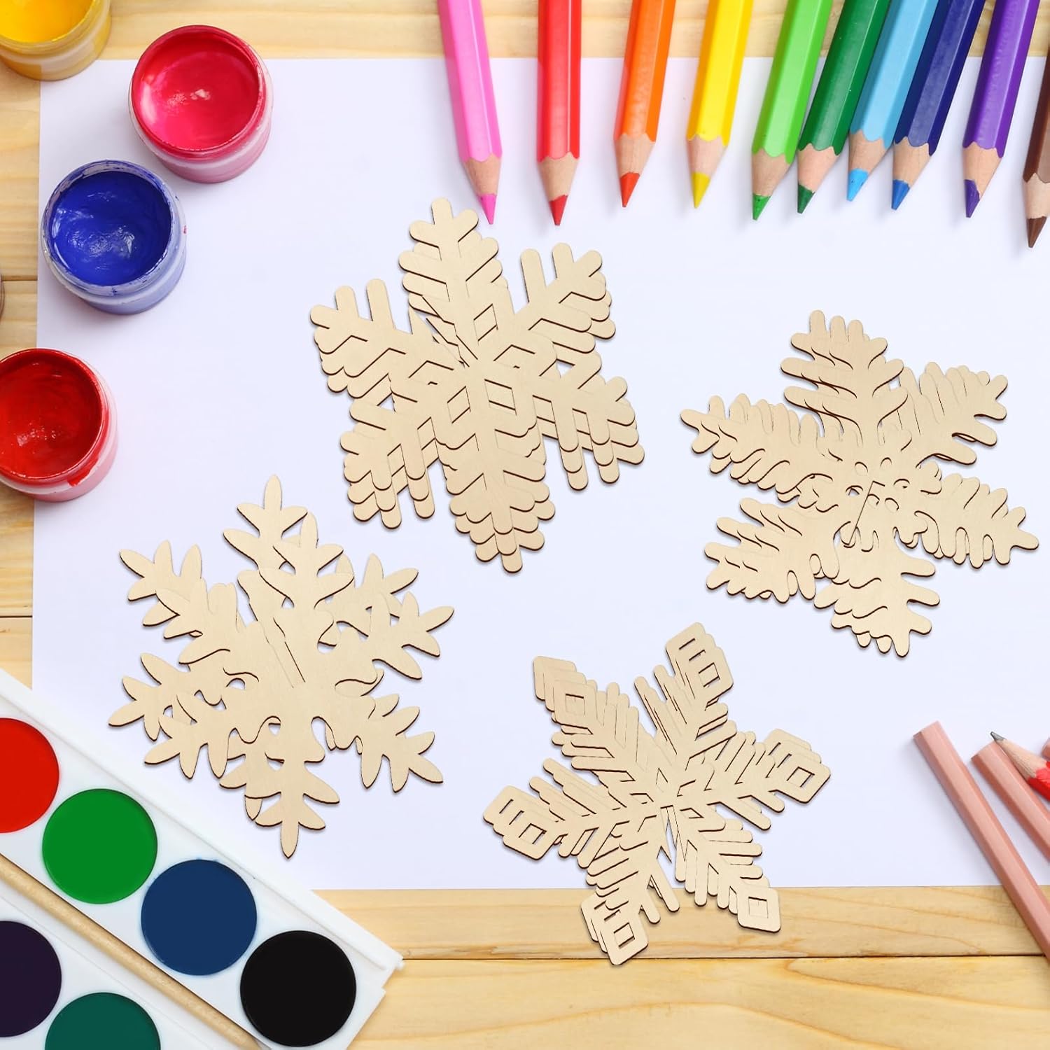 christmas craft wood shapes