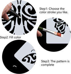 mylar mandala painting template