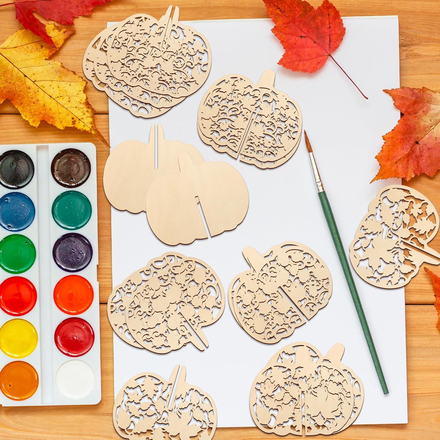 halloween craft wood shapes