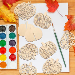 halloween craft wood shapes