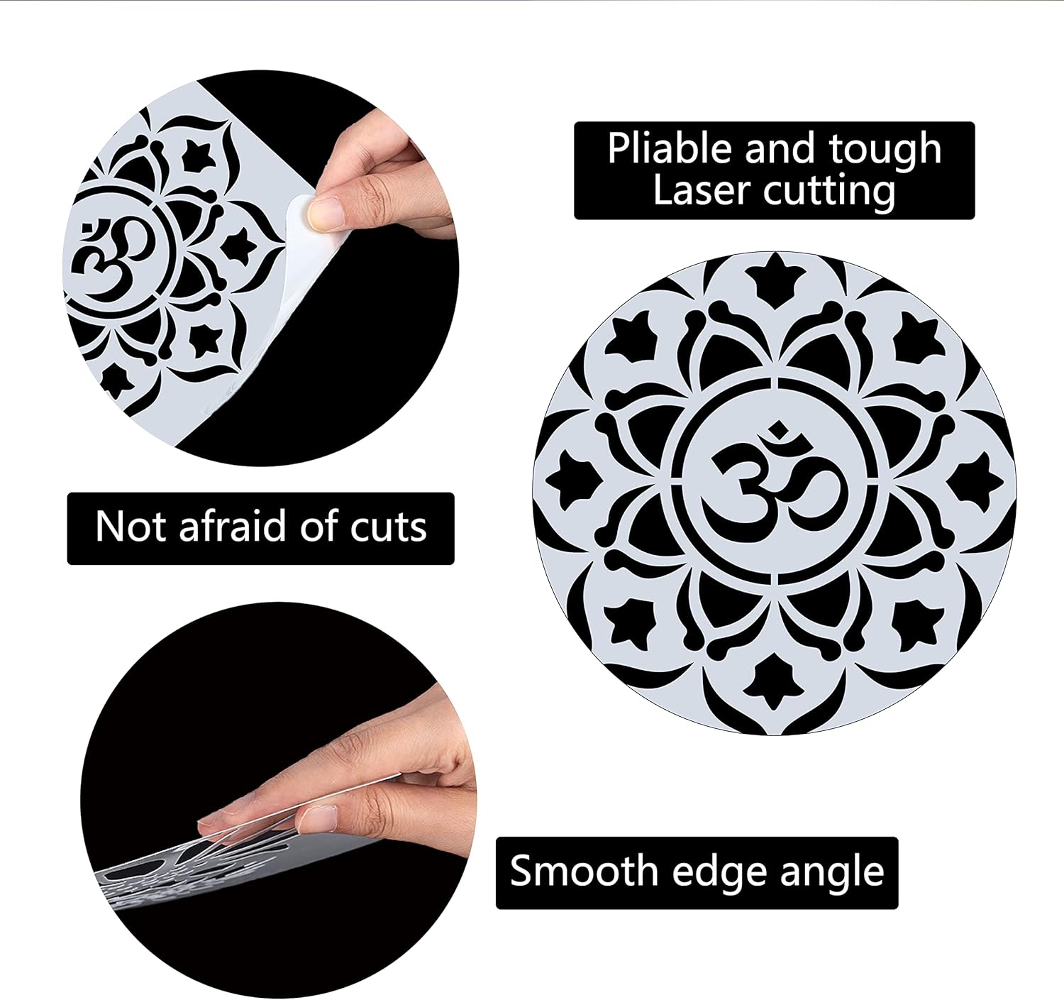 mylar mandala painting template