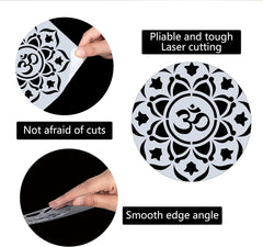 mylar mandala painting template