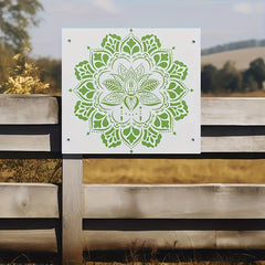 pet plastic stencil for mandala art painting projects
