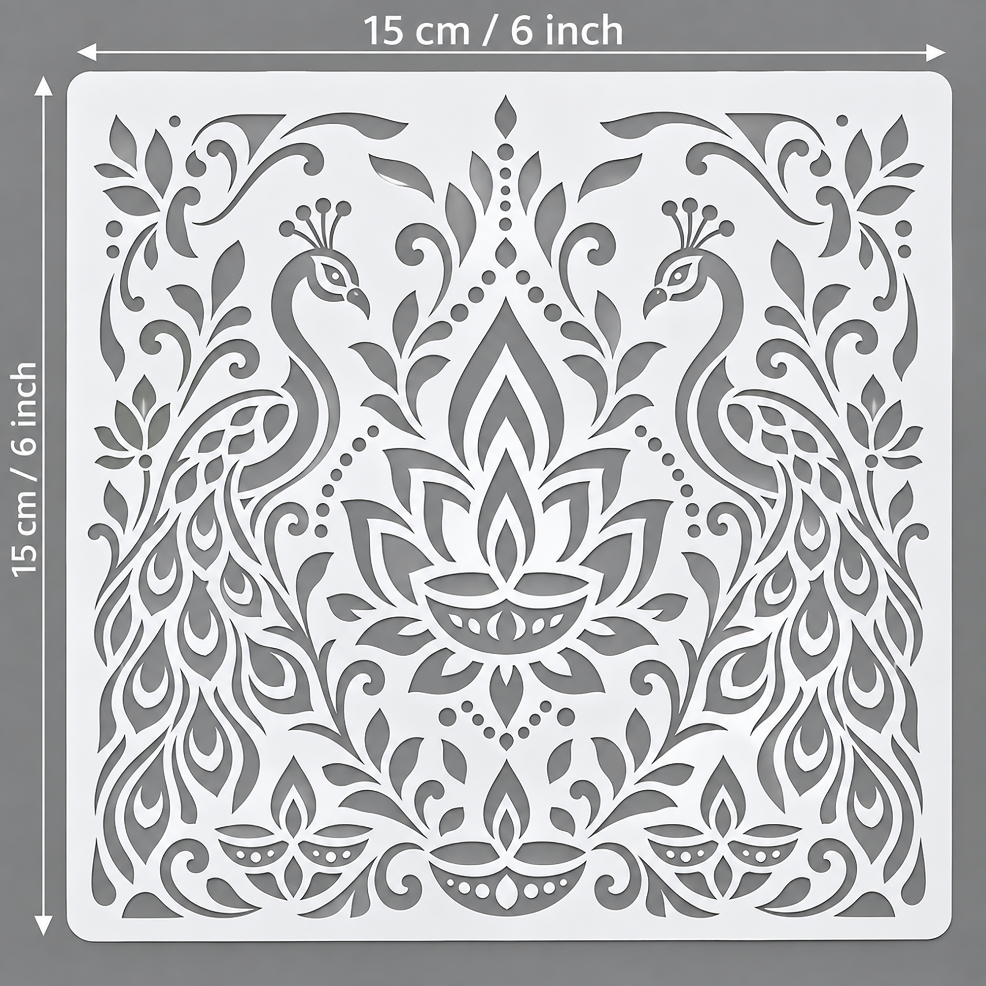 diwali rangoli stencil template for floor painting