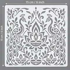diwali rangoli stencil template for floor painting