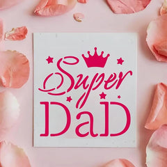 fathers day craft stencil