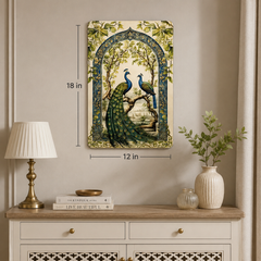 peacock wall decor for bedroom