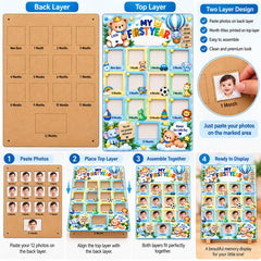 Two layer MDF baby photo frame