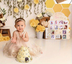 my first birthday photo collage board