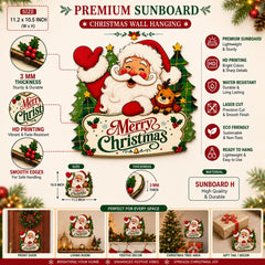 ready to hang Christmas door decor