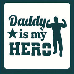 dad theme craft stencil