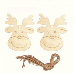wooden reindeer christmas ornaments