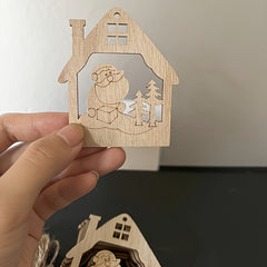 christmas elf decoration footprints