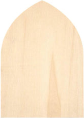 Beige wooden spatula on a white background