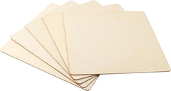 Set of beige cardboard sheets on a white background