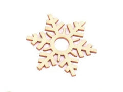 American Elm Wooden Cutouts 10 Pcs Unfinished Wood Slices for DIY Craft, Christmas Tree Ornaments, Party Decor Wooden Hanging Ornaments, MDF Craft, and Unfinished Wood Christmas Decor, 3.9 Inch