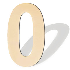 blank wood letters