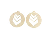 Cliths 8 Pcs Wooden Earring Blanks Unfinished MDF Pendants for DIY Jewelry Making No Hooks Included, Women's Crafts