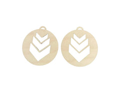 Cliths 8 Pcs Wooden Earring Blanks Unfinished MDF Pendants for DIY Jewelry Making No Hooks Included, Women's Crafts