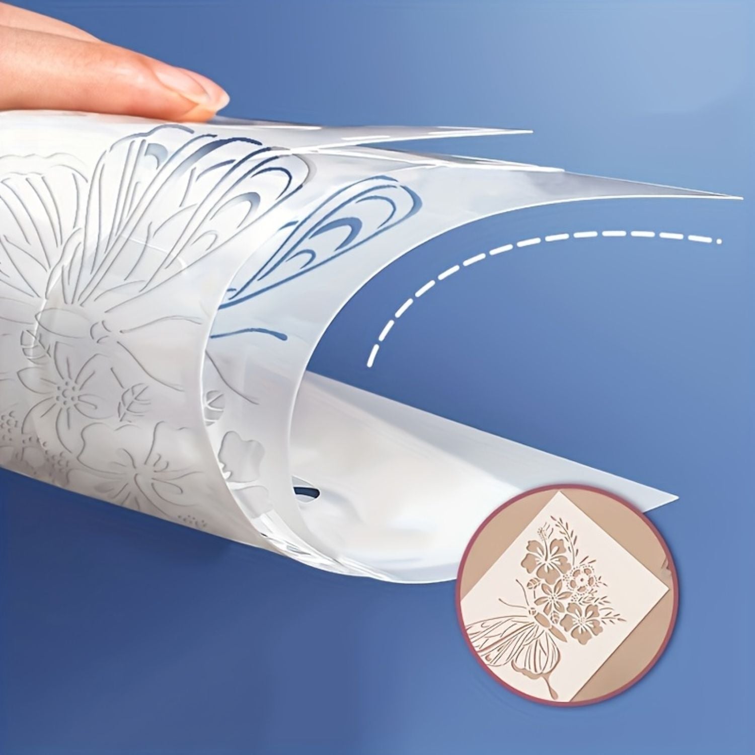 butterfly stencil for fabric painting