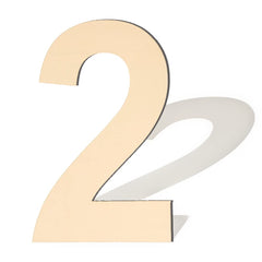 unpainted wood letters