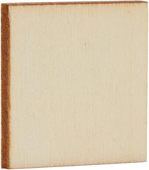 Rectangular wooden block with a natural wood finish