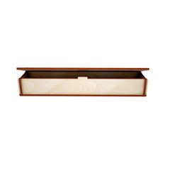 American Elm Wooden Pen Holder Stylish Desk Organizer Eco-Friendly MDF Storage Box for Office, Students & Corporate Gifts