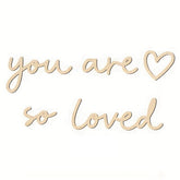 You Are So Loved Wooden Wall Sign