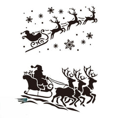 reusable Christmas stencils for festive DIY crafts