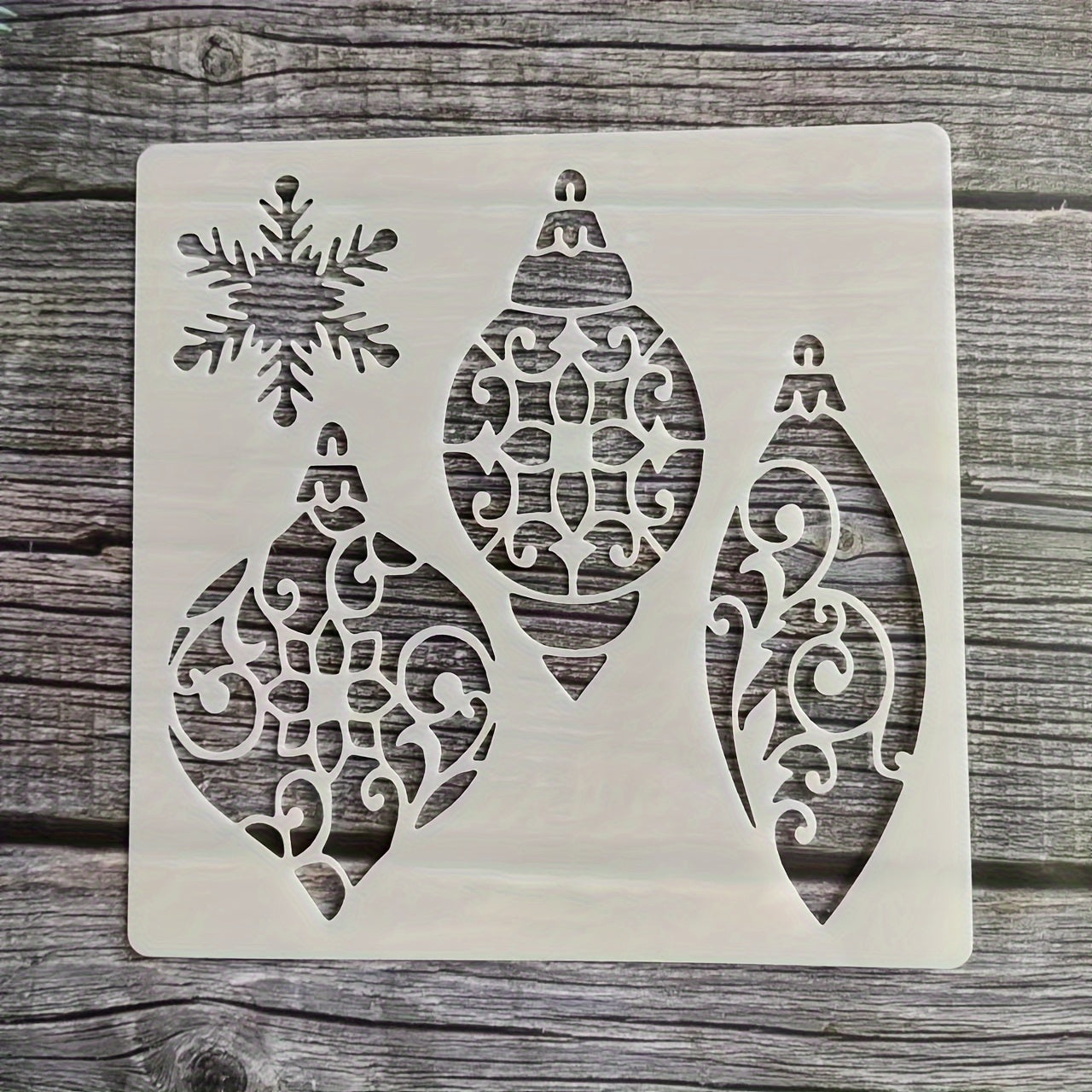 Christmas tree stencil for DIY wall painting