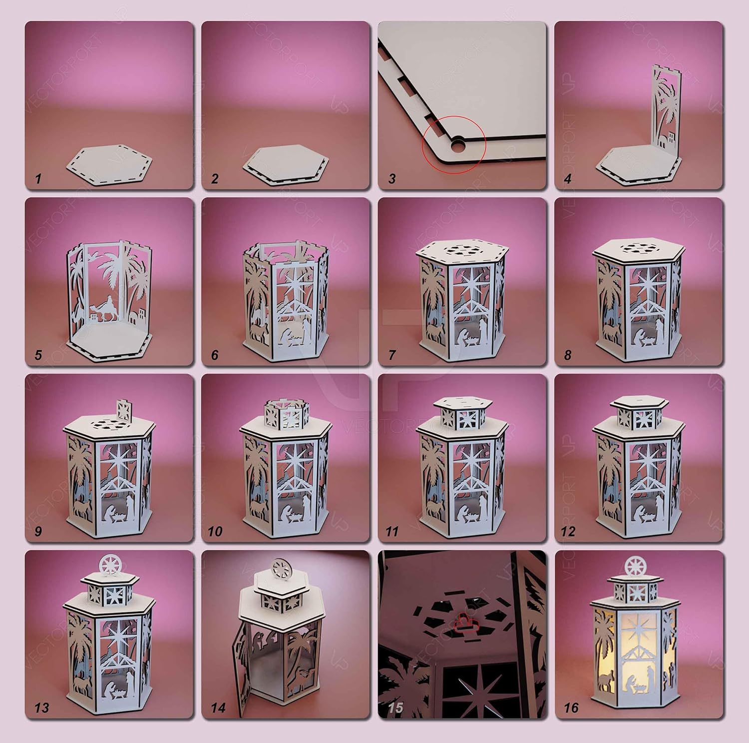 islamic lantern for ramadan home decoration