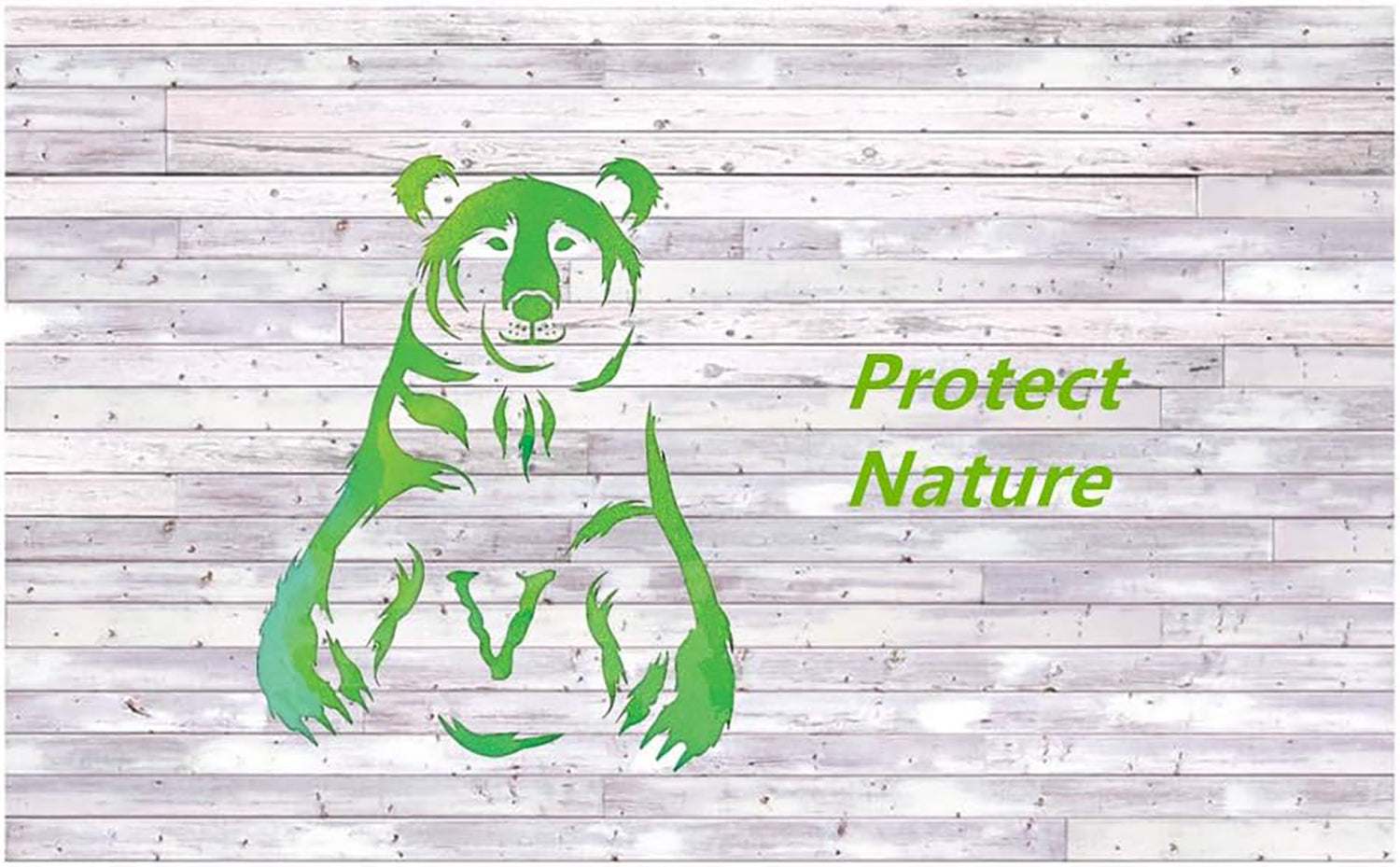 wildlife stencil art