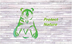 wildlife stencil art