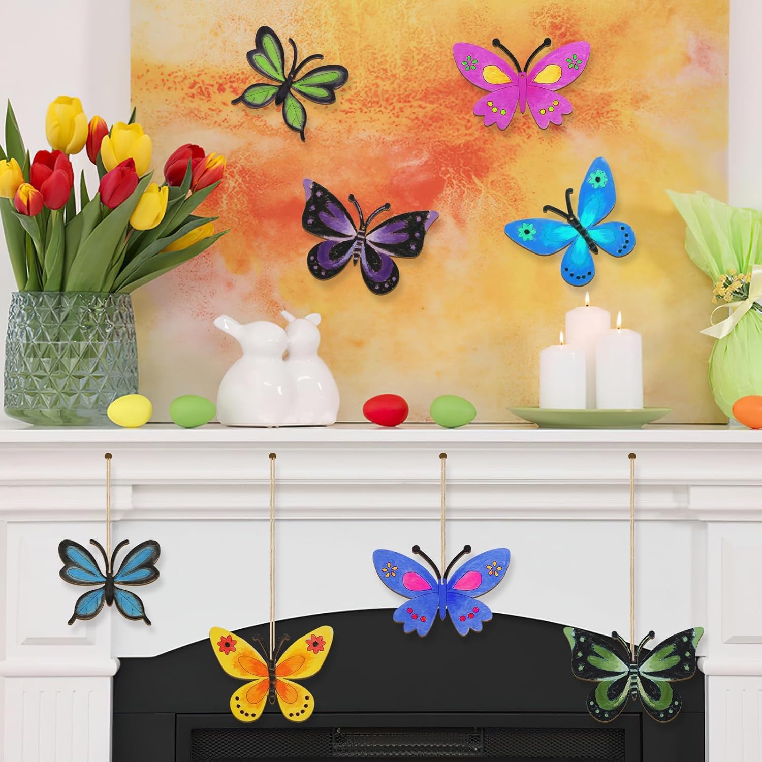 wooden craft butterflies bulk