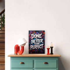 modern graffiti motivational wall art ready to hang