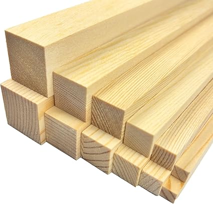 unfinished wood sticks
