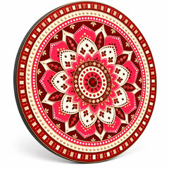 Matte Printed Mandala Wall Hanging for Indian Homes