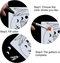 12x12 inch painting stencil
