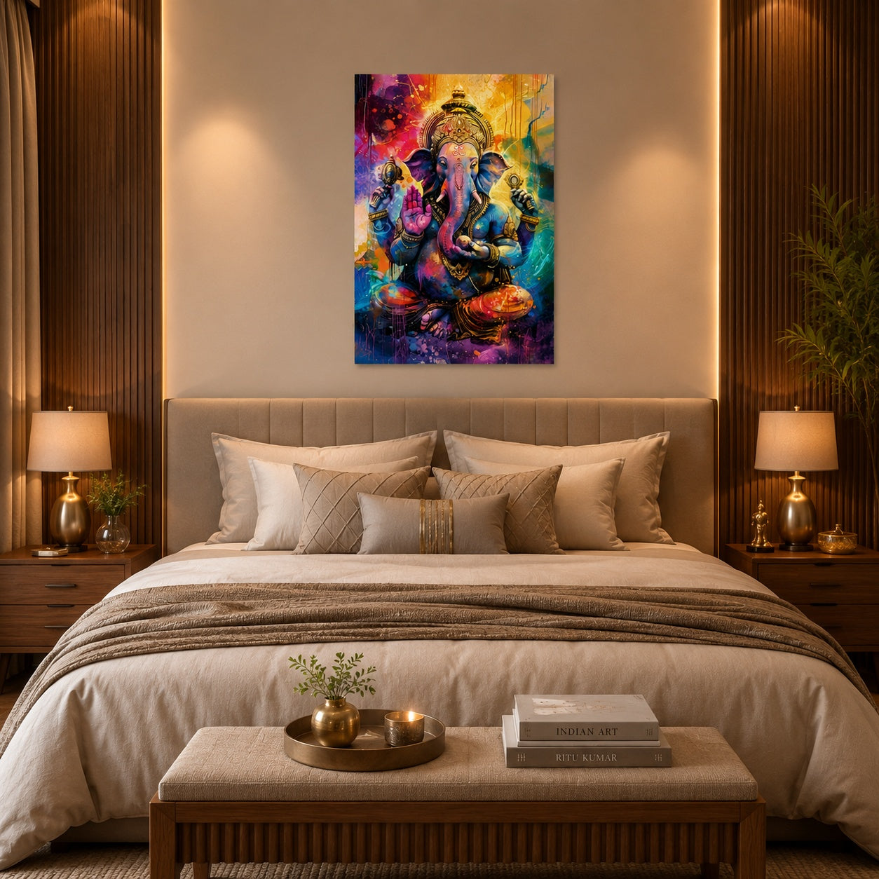 Ganesha Wall Decor for Bedroom