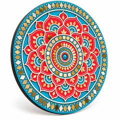 Traditional Mandala Wall Art for Pooja Room Decoration