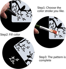 11.8 inch craft stencil for diy