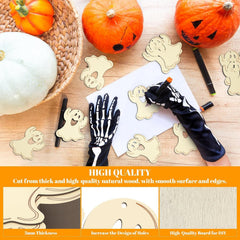 halloween craft wood base