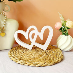 love heart table decoration