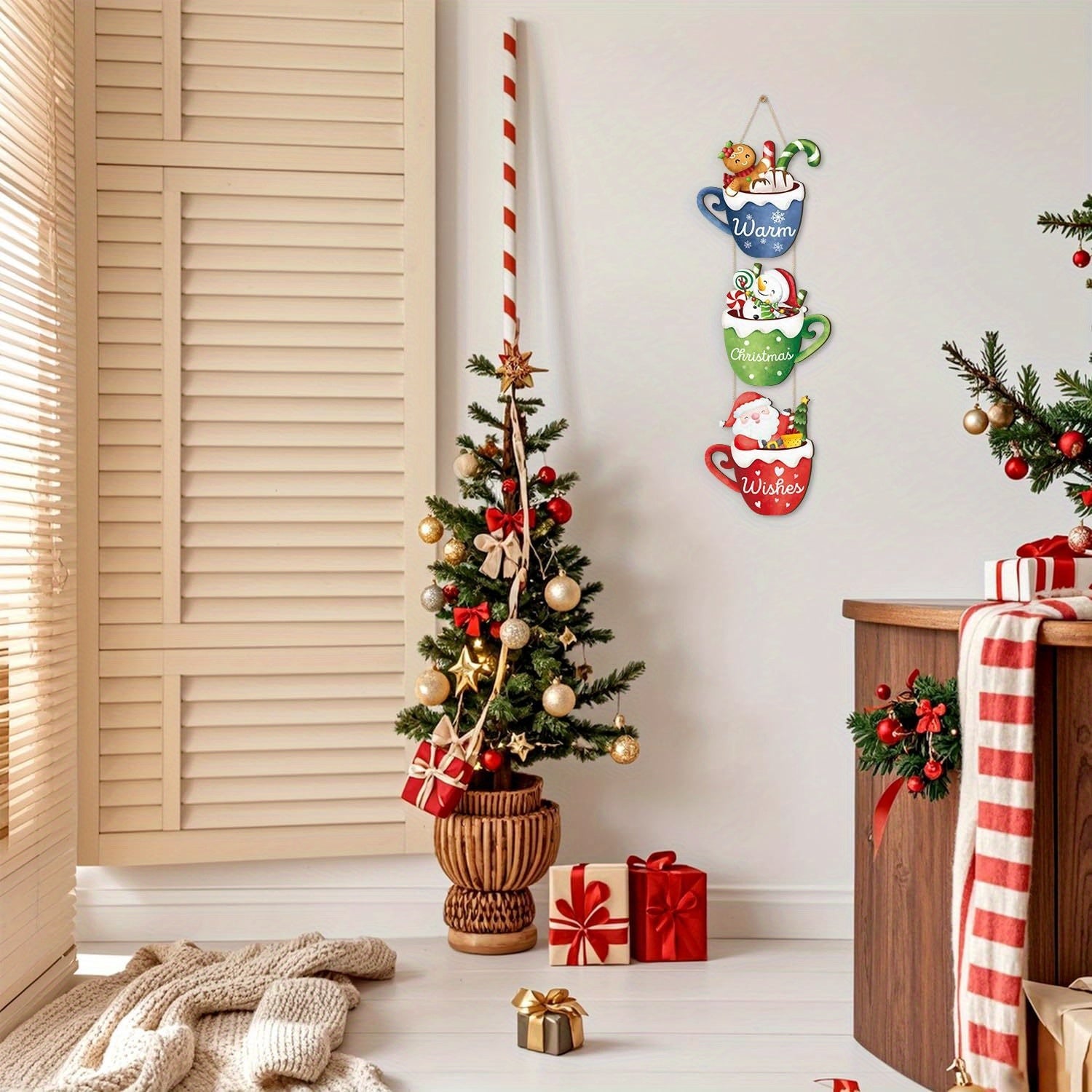 Christmas hanging decoration for front door