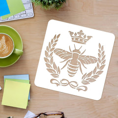 laurel wreath stencil