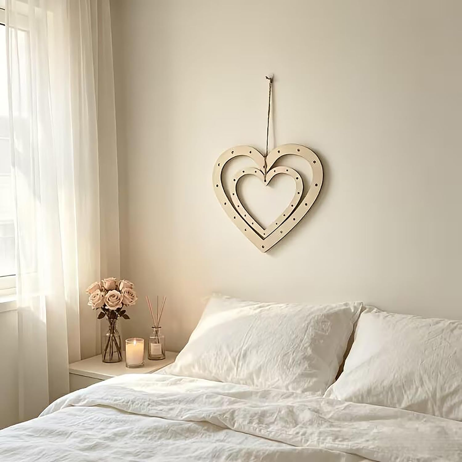 mdf heart ring base for resin art projects