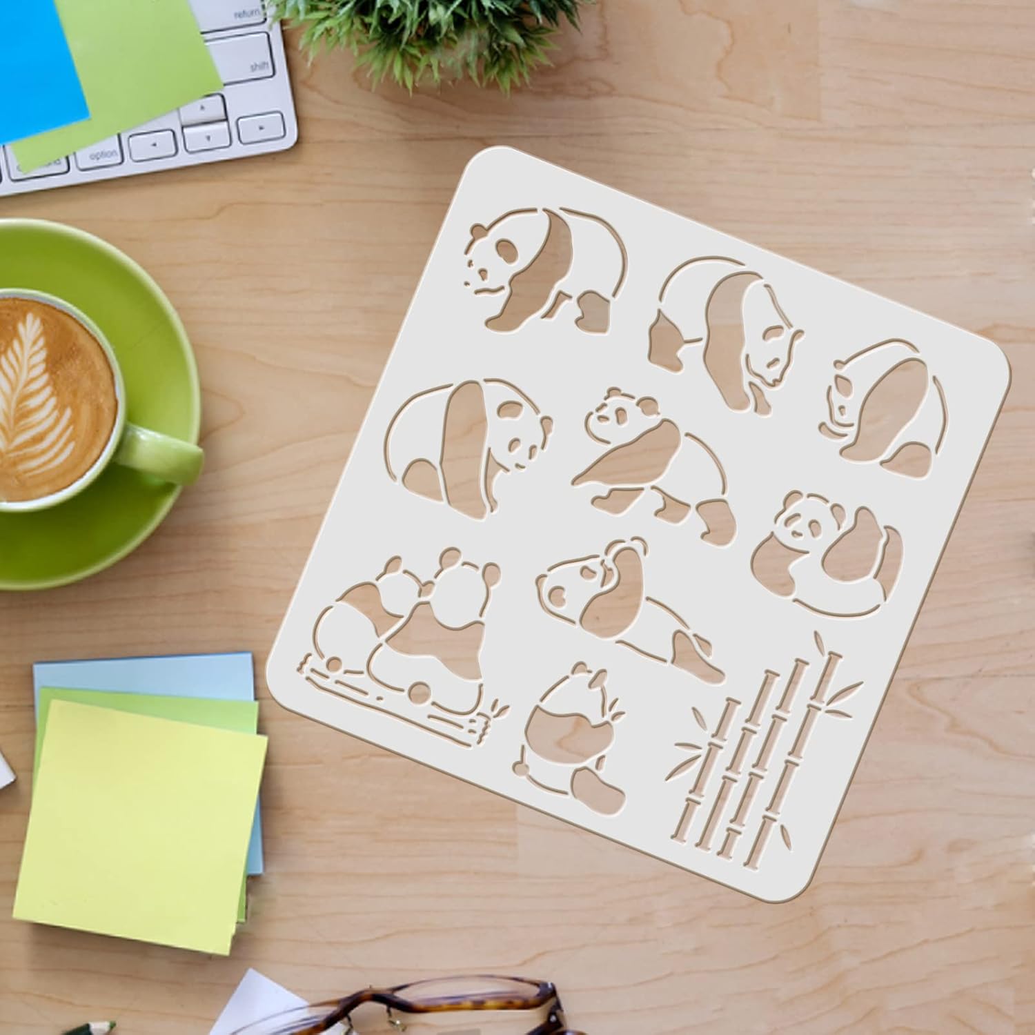 bamboo stencil for diy